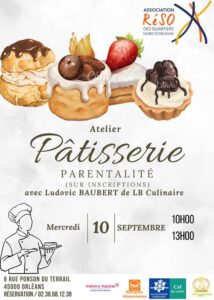 Atelier Pâtisserie Parentalité - 10 septembre 2025